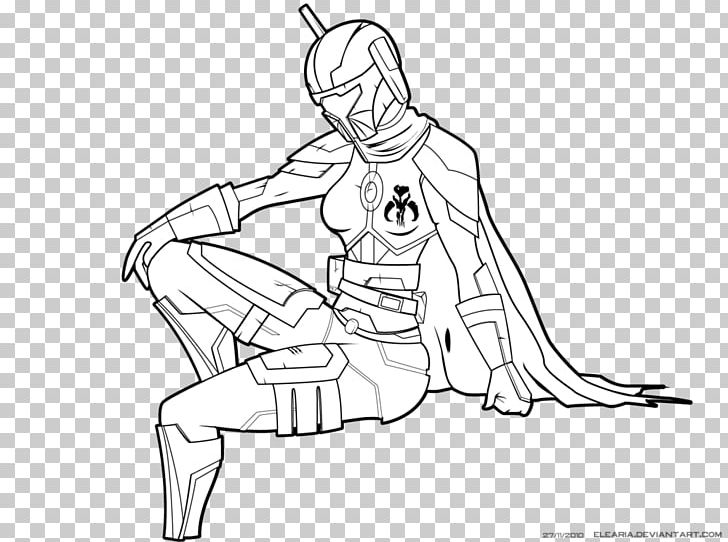 The mandalorian armor boba fett clone trooper sketch png clipart angle arm artwork blaster character free