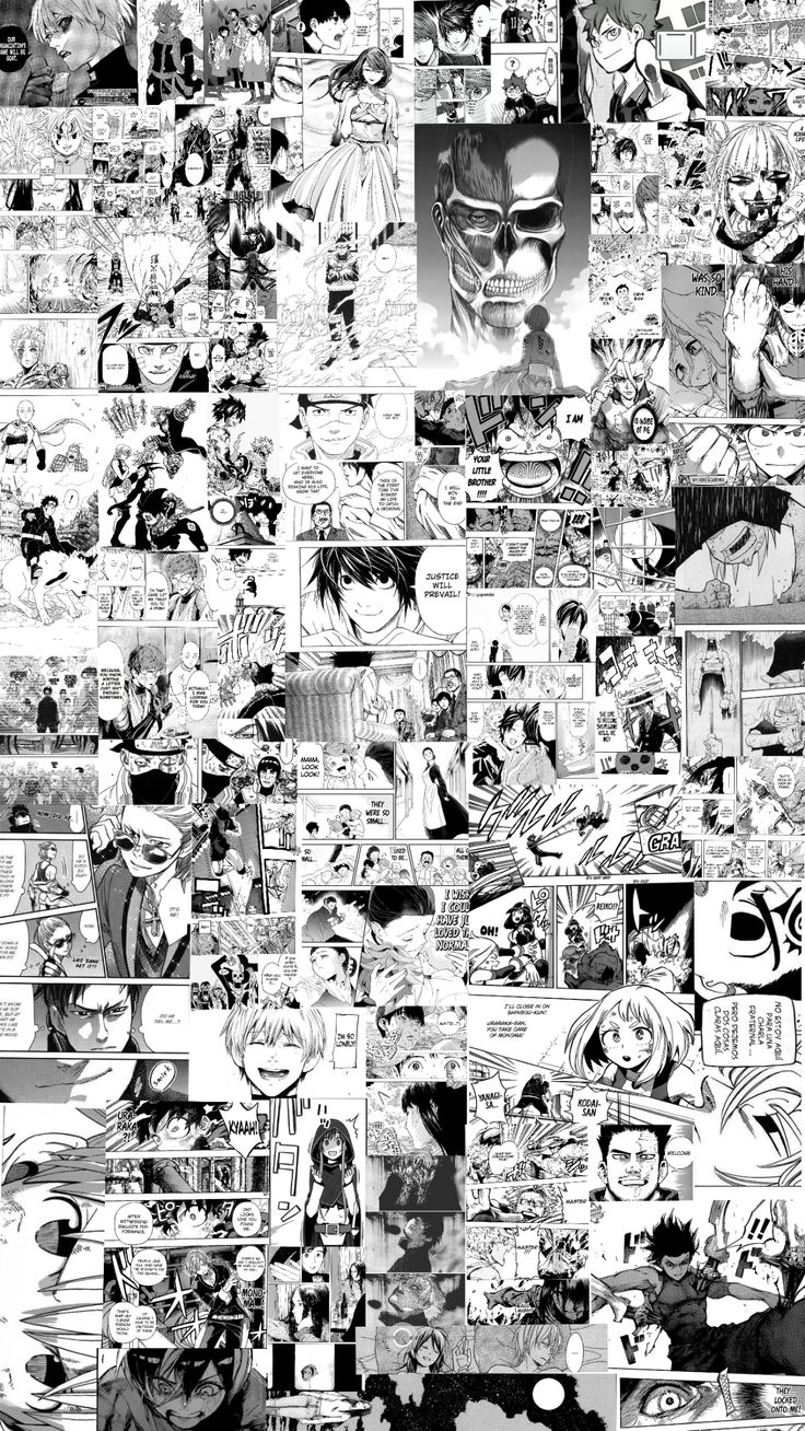 Manga panel collage em wallpapers bonitos animes wallpapers wallpaper animes