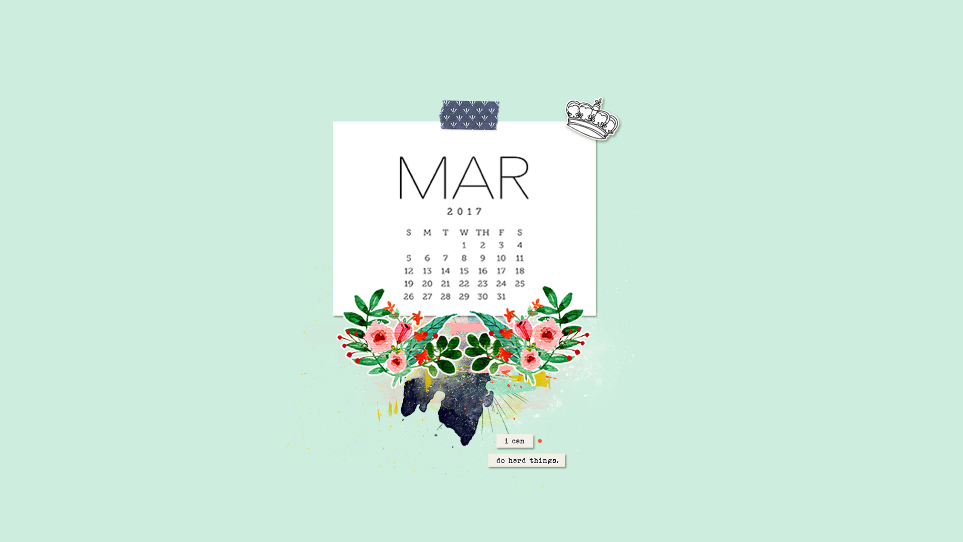 March desktop wallpaper