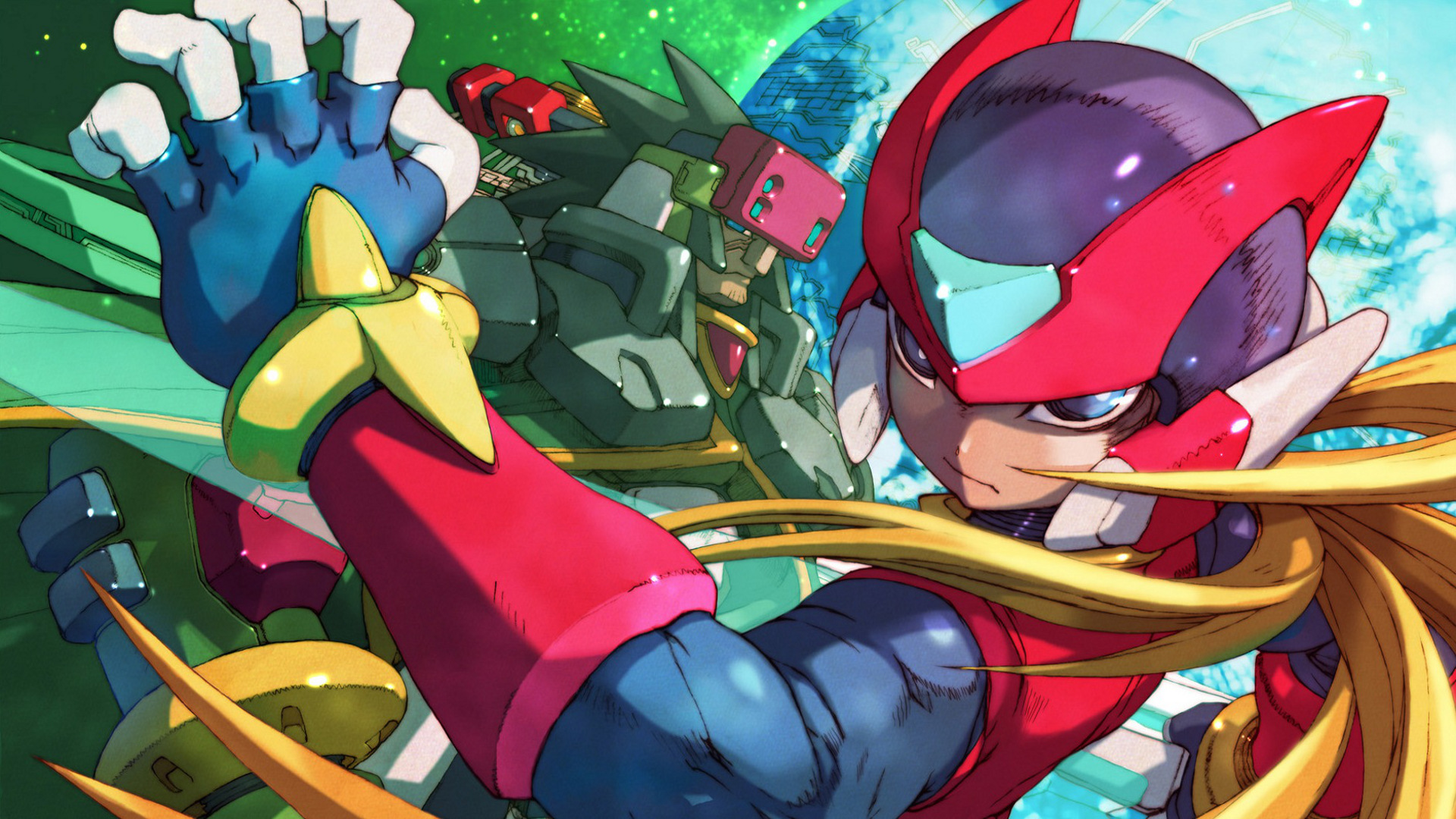 Mega man zero hd papers and backgrounds