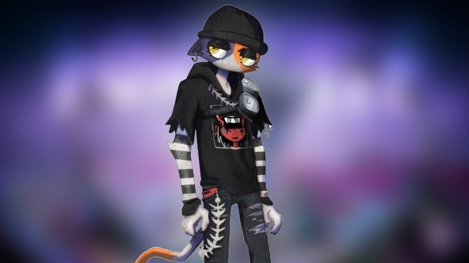 Fortnite chapter season leaked goth meowscles skin