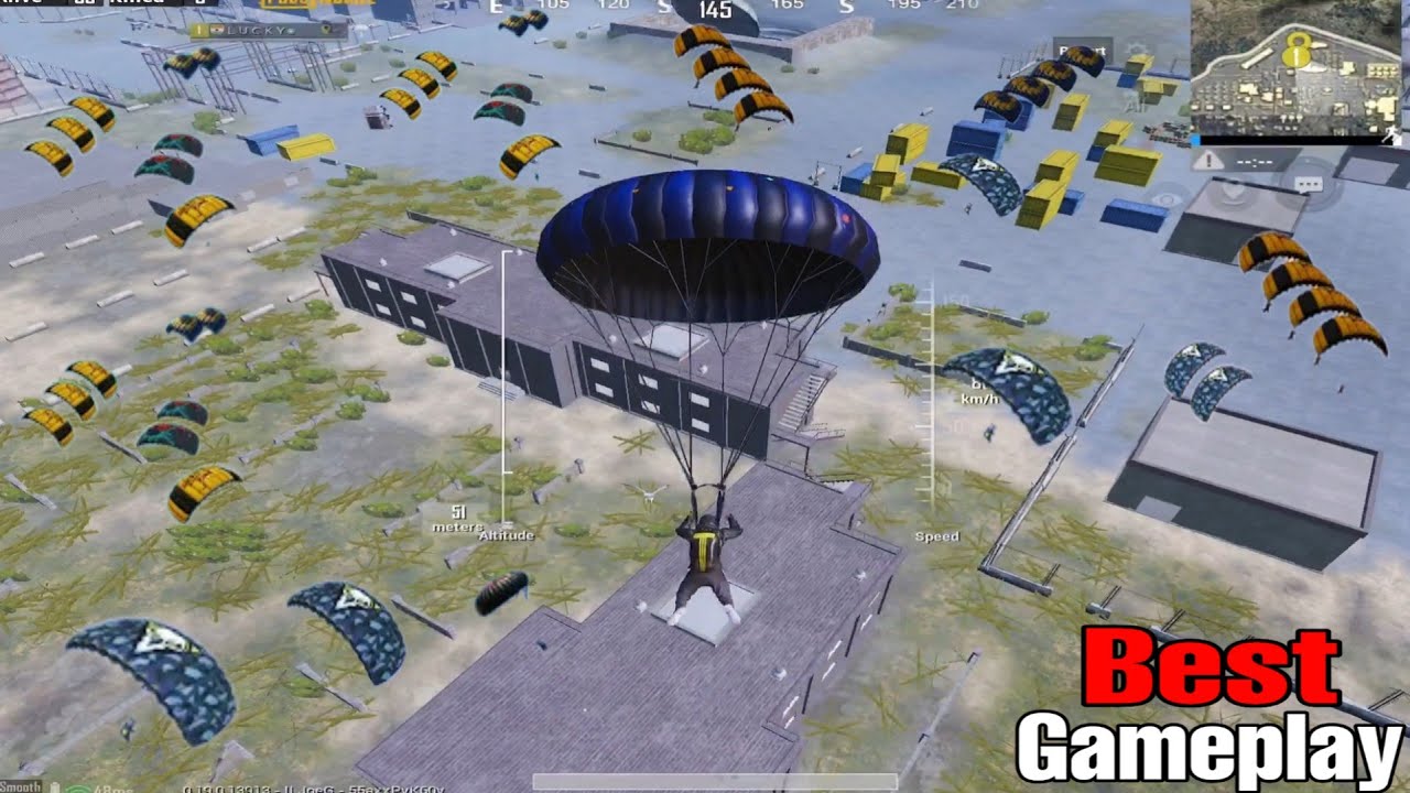 Best landing in military base pubg mobile