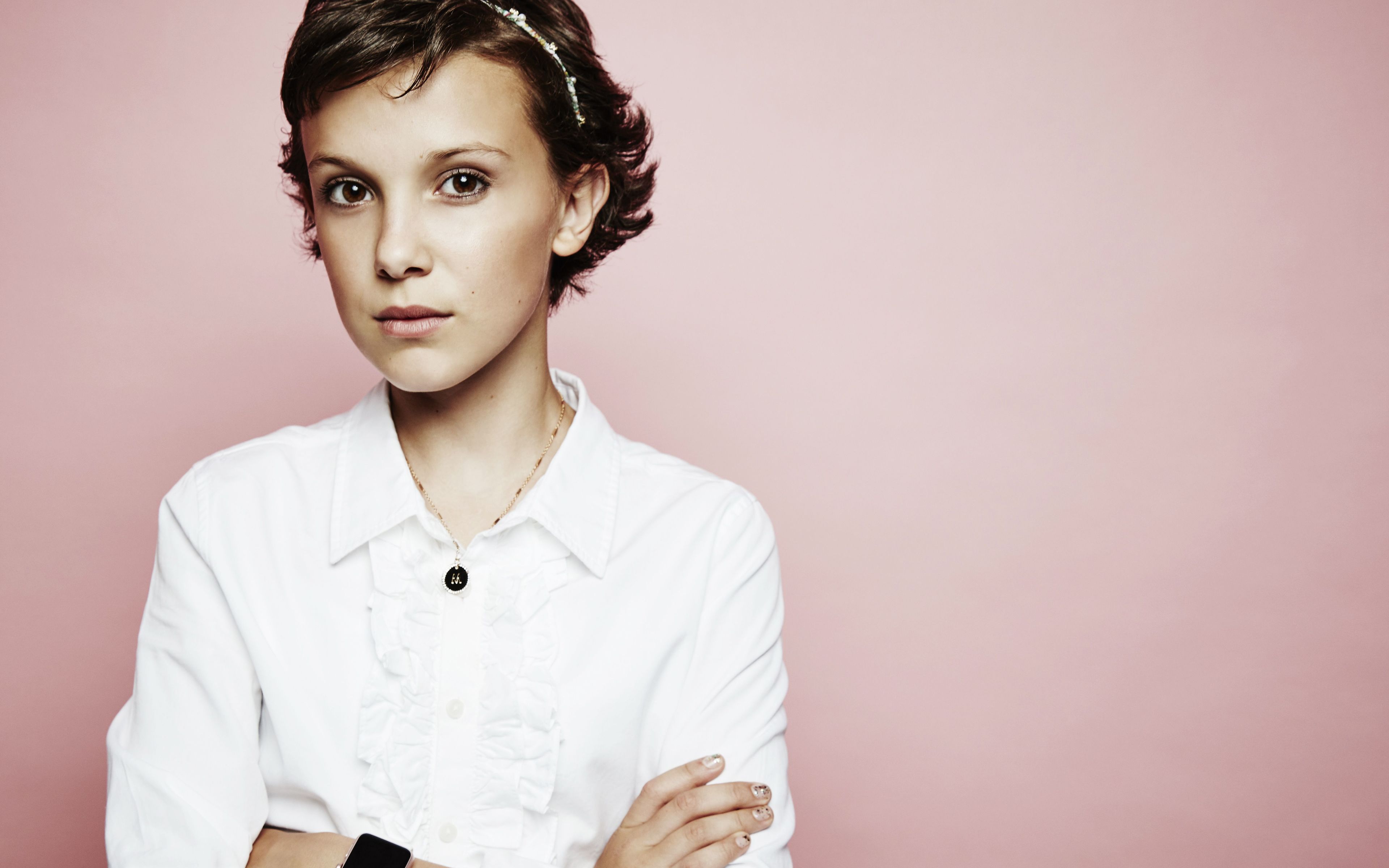 Download wallpapers k millie bobby brown hollywood photoshoot american actress for desktop with resolution x high quality hd pictures wallpapers