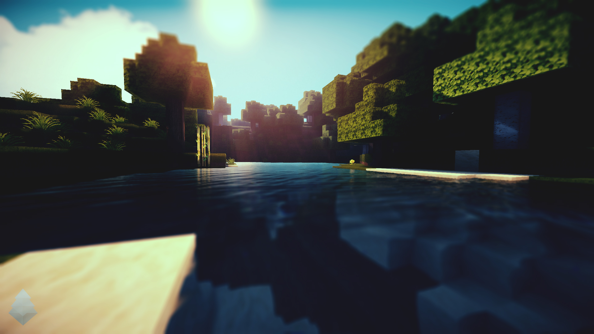 Minecraft waterlight wallpaper by lpzdesign on