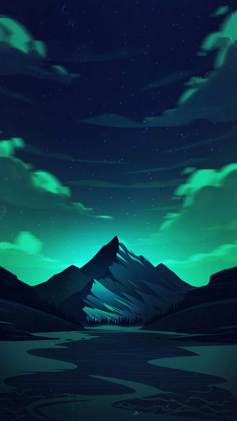 Minimal landscape nature mountain