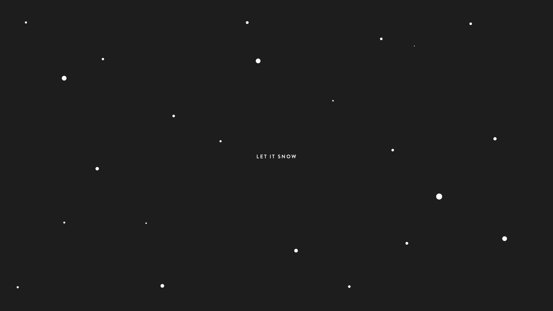 Download minimalist aesthetic tumblr let it snow wallpaper