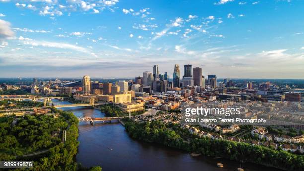 Hennepin Avenue United Methodist Church and Minneapolis Skyline –  michaelandersonimagery