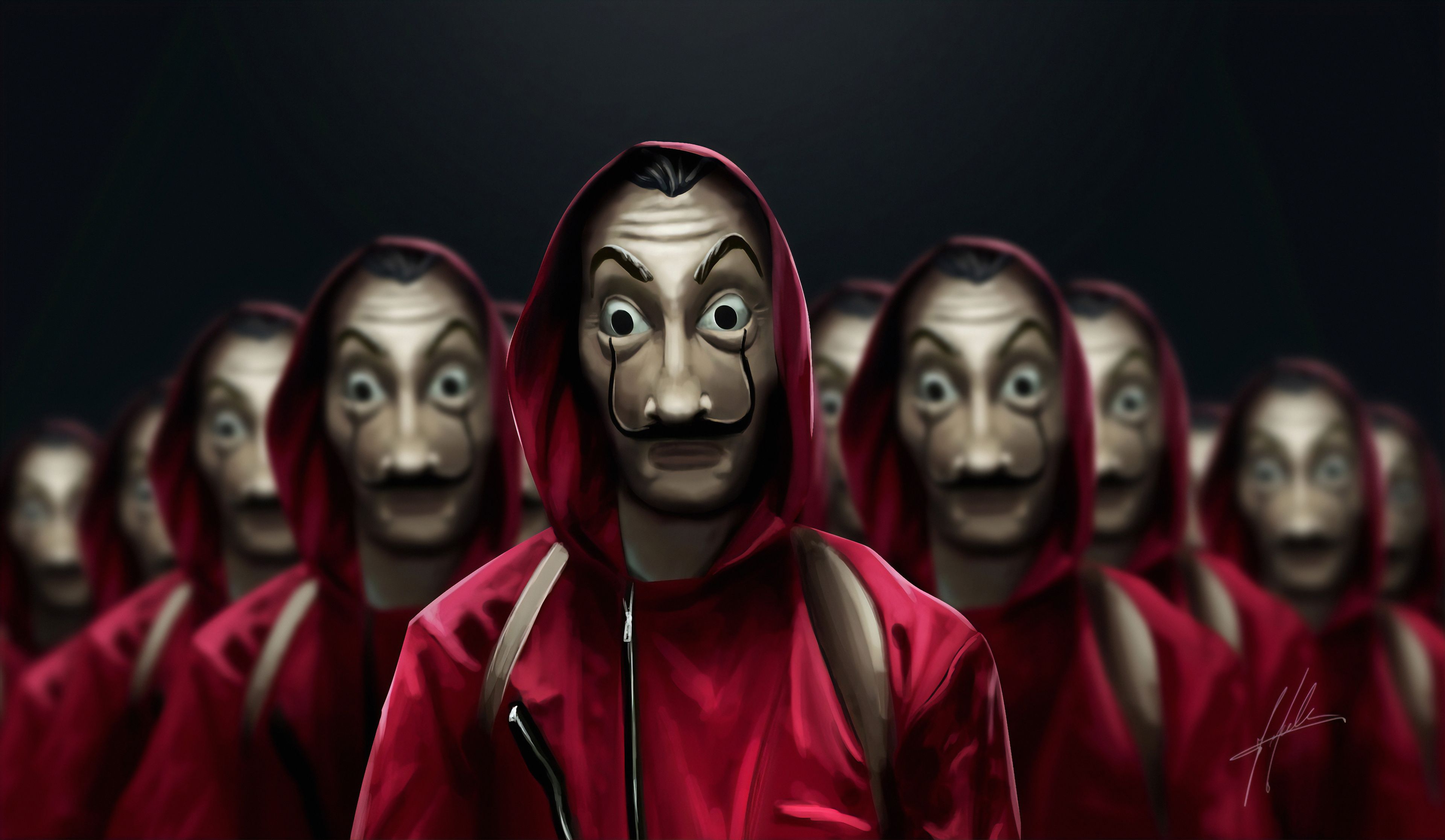 Money heist laptop wallpapers