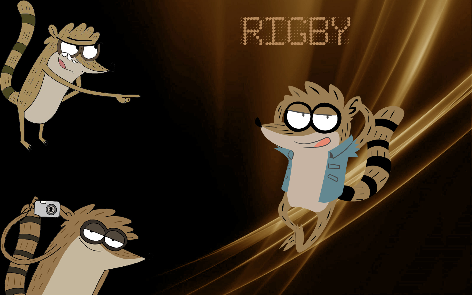 Rigby wallpaper by mordecai on