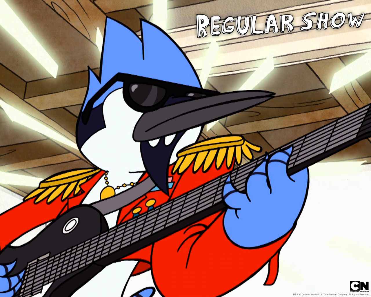 Future mordecai regular show wallpaper