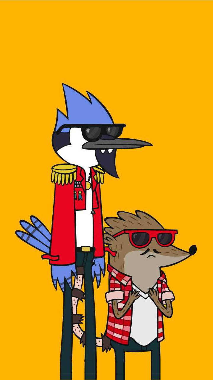 Download edic duo mordecai and rigby wallpaper