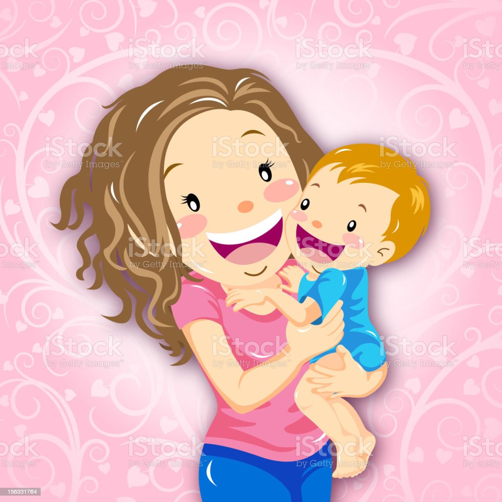 Download Free 100 + mother baby cartoon Wallpapers