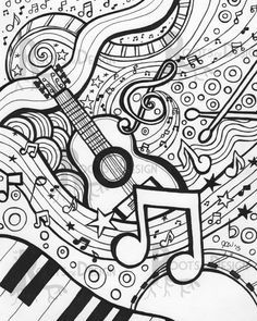 Pin by randolph young on favorite pins music coloring music art print coloring pages