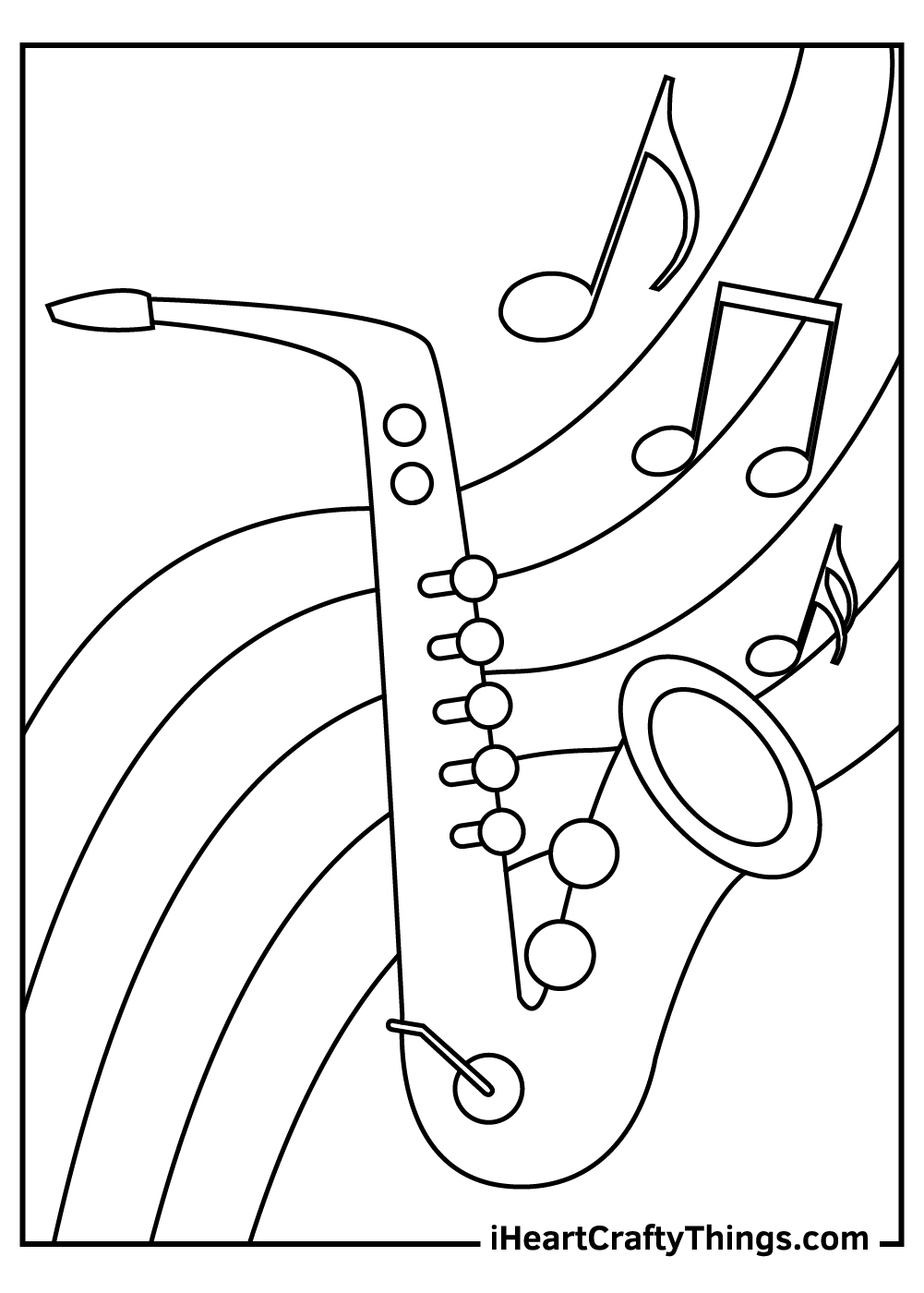 Music coloring pages free printables