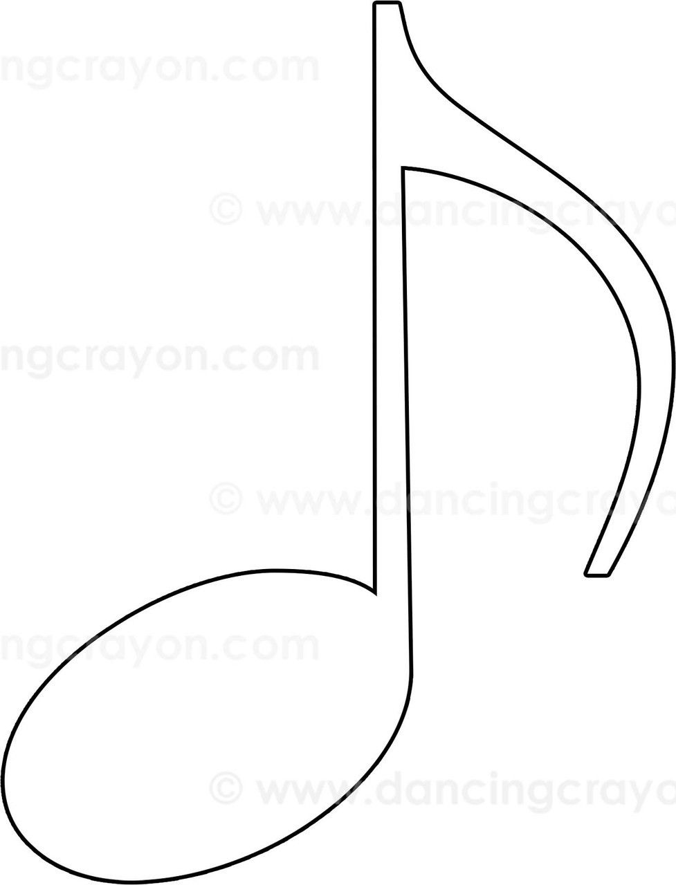 Glossy music notes clipart