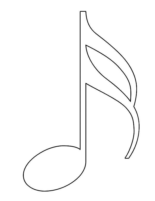 Music notes coloring pages clipart panda