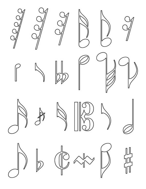 Coloring pages download music notes coloring pages clipart panda free images