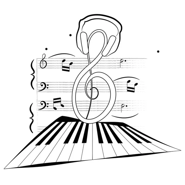 Music coloring page stock photo by smk