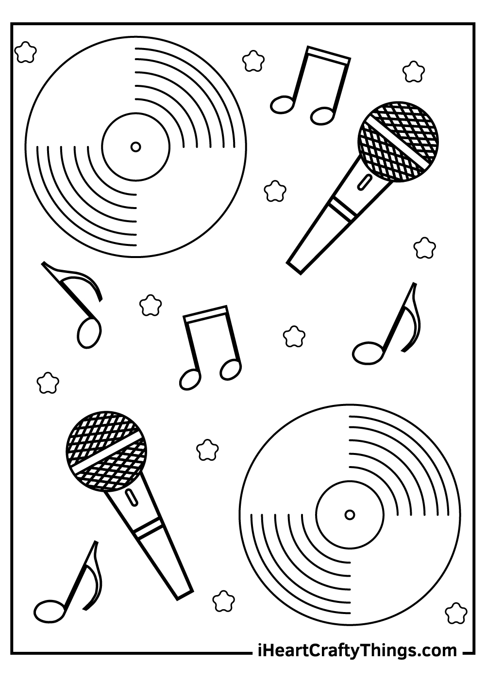 Music coloring pages free printables