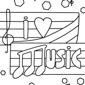 Music notes coloring pages printable for free download