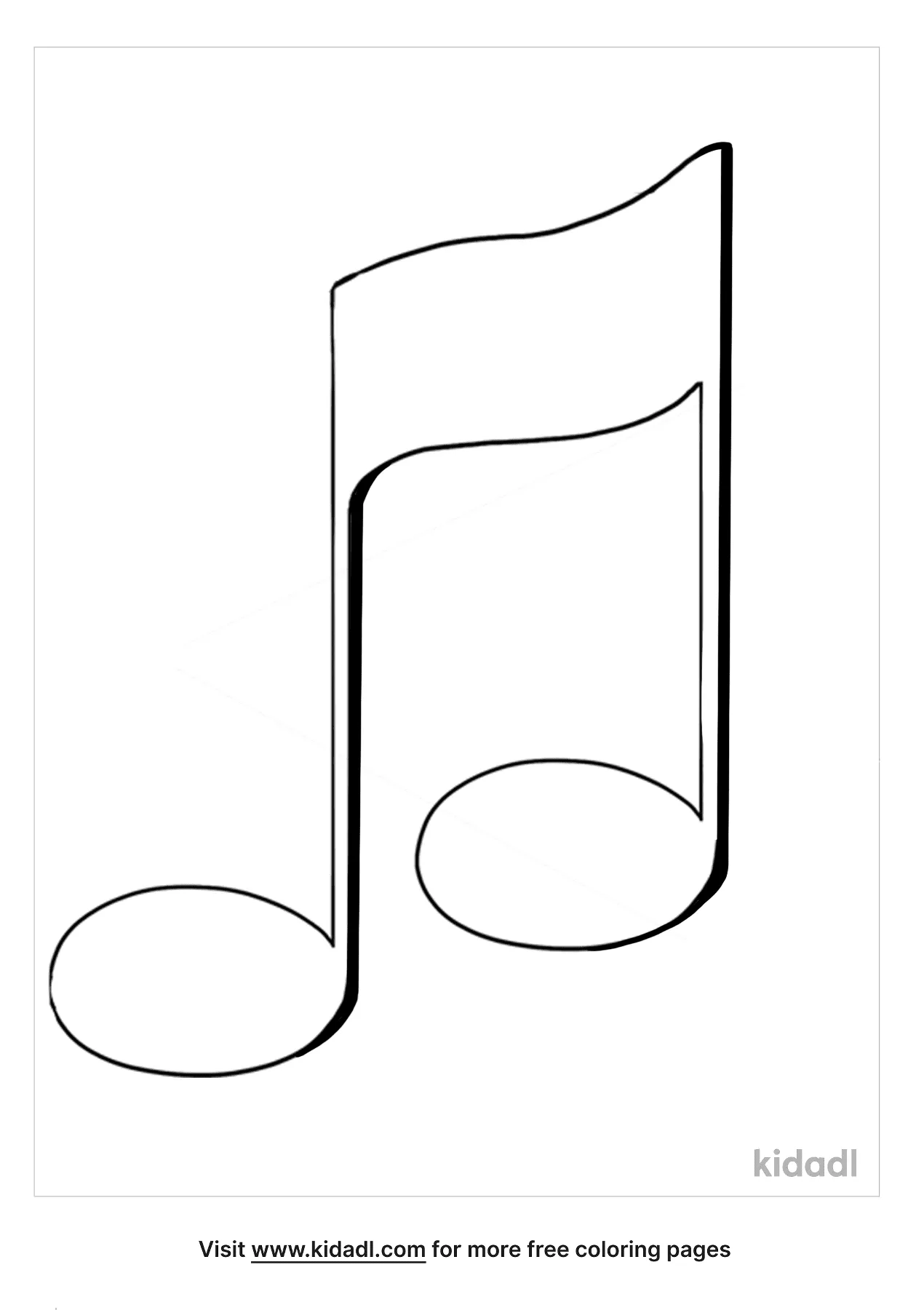 Free music note coloring page coloring page printables