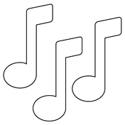 Musical notes coloring page free printable coloring pages