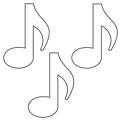 Musical notes coloring page free printable coloring pages