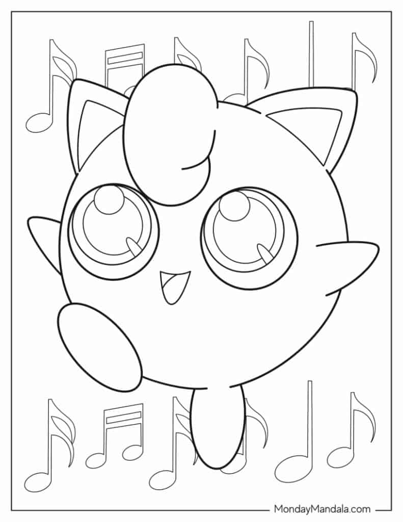 Pokemon coloring pages free pdf printables