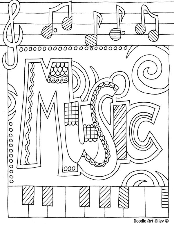 Music color page music coloring music coloring sheets music classroom