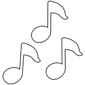 Music note coloring page free printable coloring pages