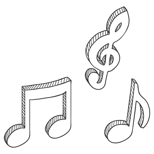 Music notes coloring page images