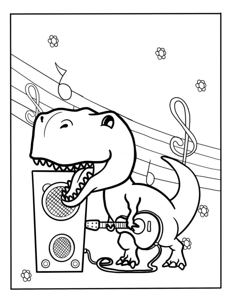 Download our printable music coloring pages for free