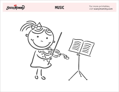 Music coloring pages that really rock