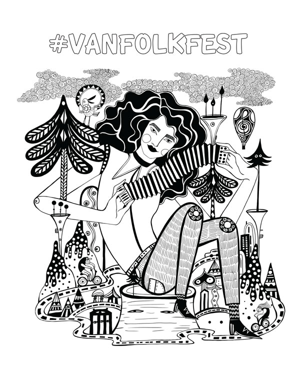 Crossword and colouring pages â vancouver folk music festival