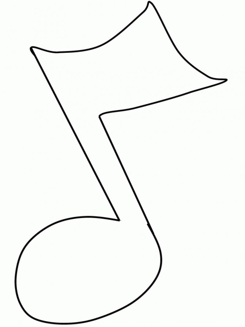 Free printable music note coloring pages for kids