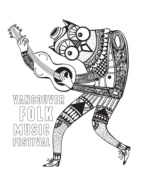 Crossword and colouring pages â vancouver folk music festival