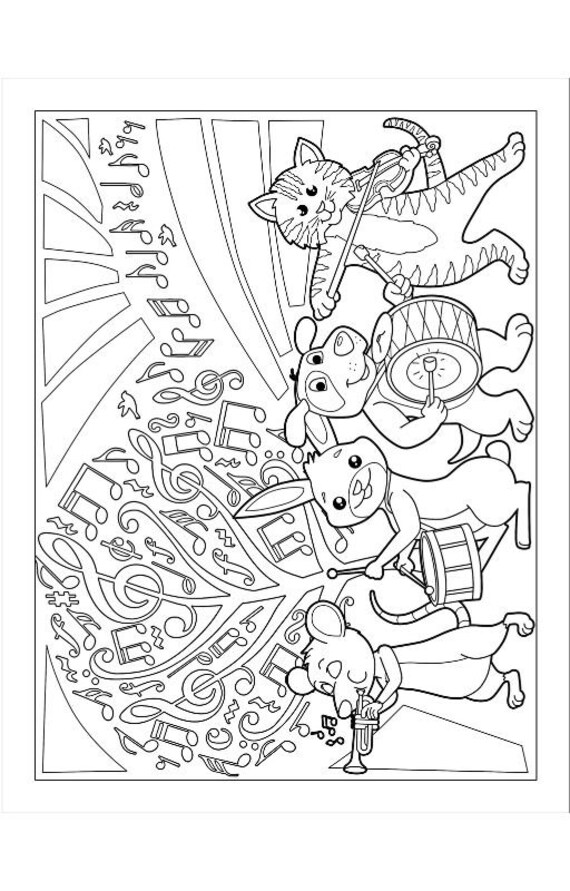 Music to my ears coloring pages