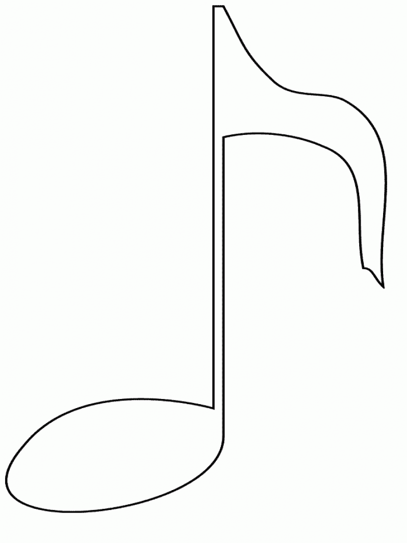 Free printable music note coloring pages for kids