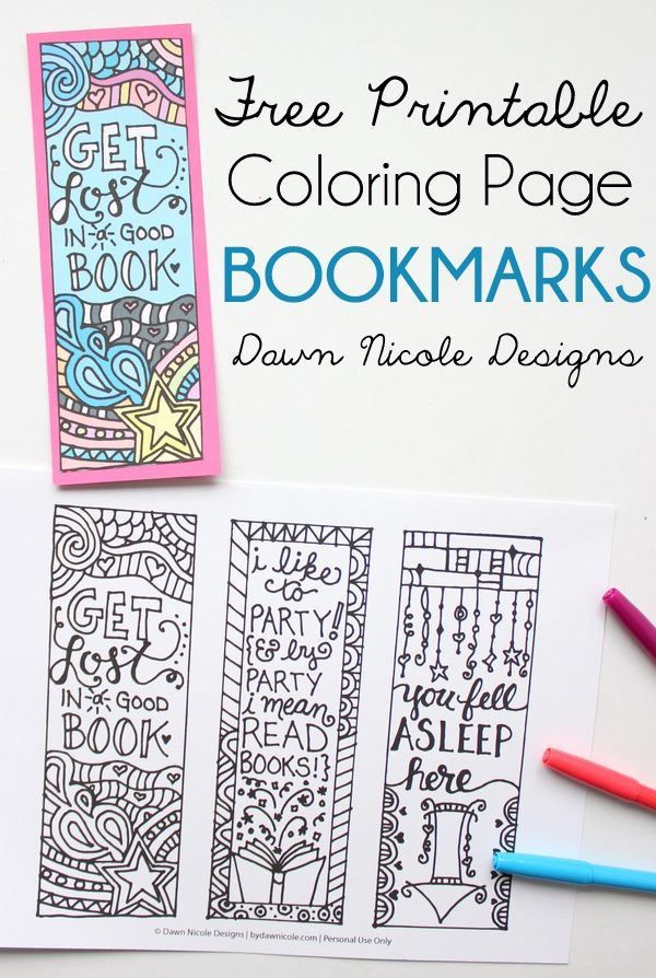 Free printable coloring page bookmarks free printable bookmarks free printable coloring pages bookmarks printable