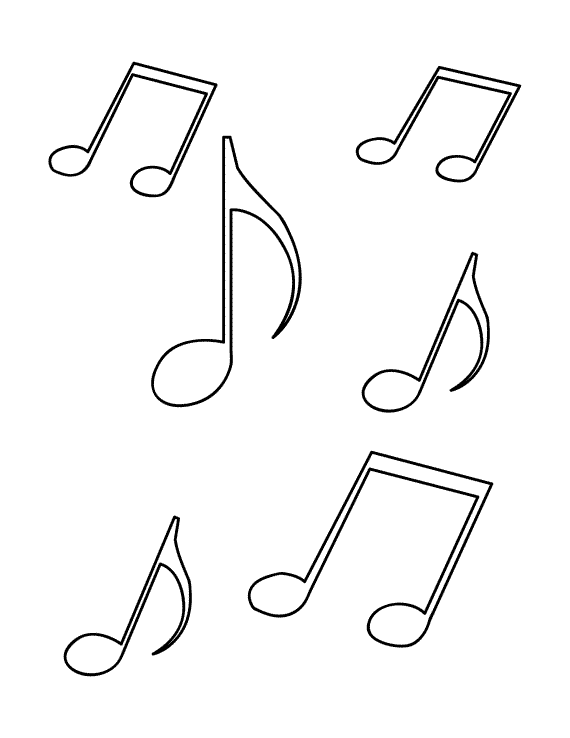 Coloring pages music note coloring pages