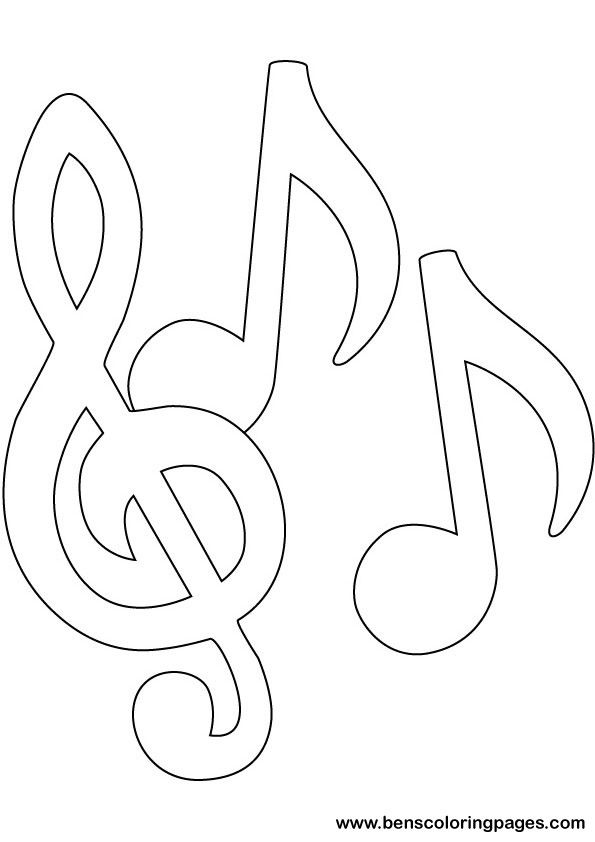 Music coloring sheets music coloring music notes drawing