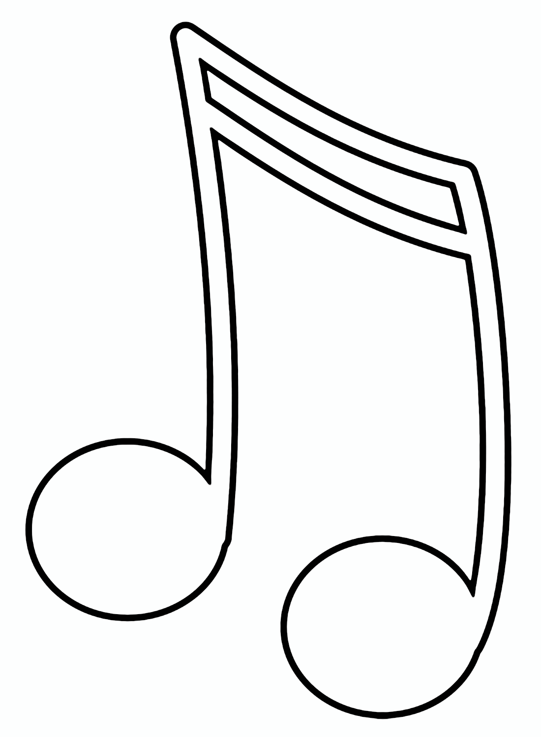 Music notes coloring pages printable for free download