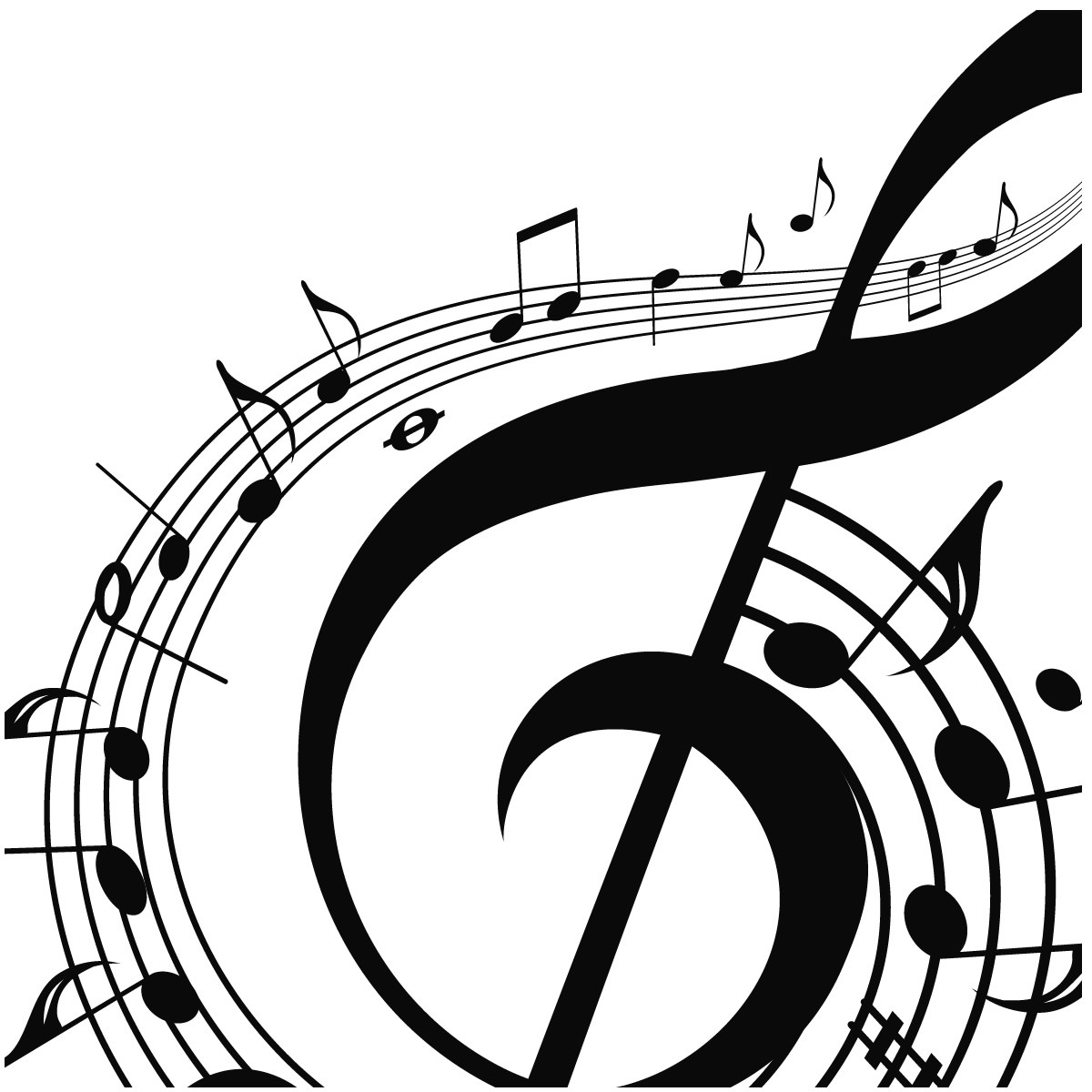 Free printable music note coloring pages for kids