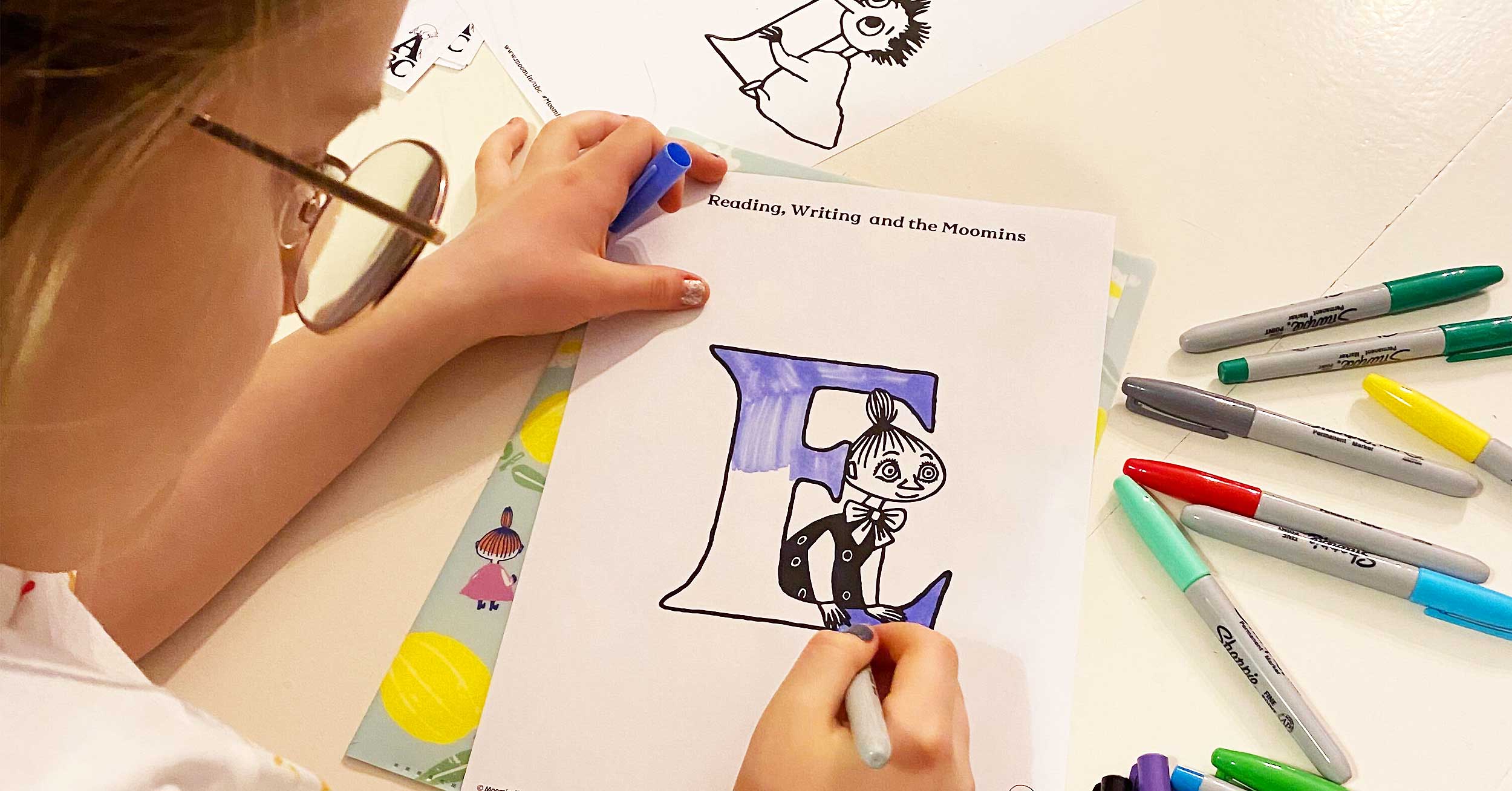 Free abc colouring pages are here to delight