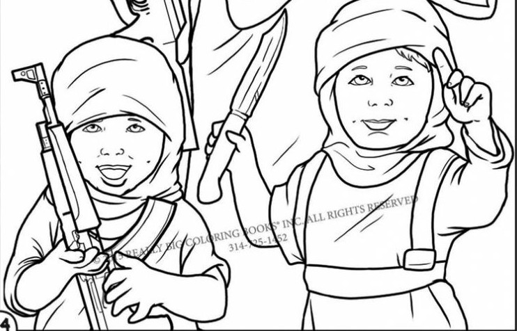 Coloring book highlights brutality of islamic state the times of israel