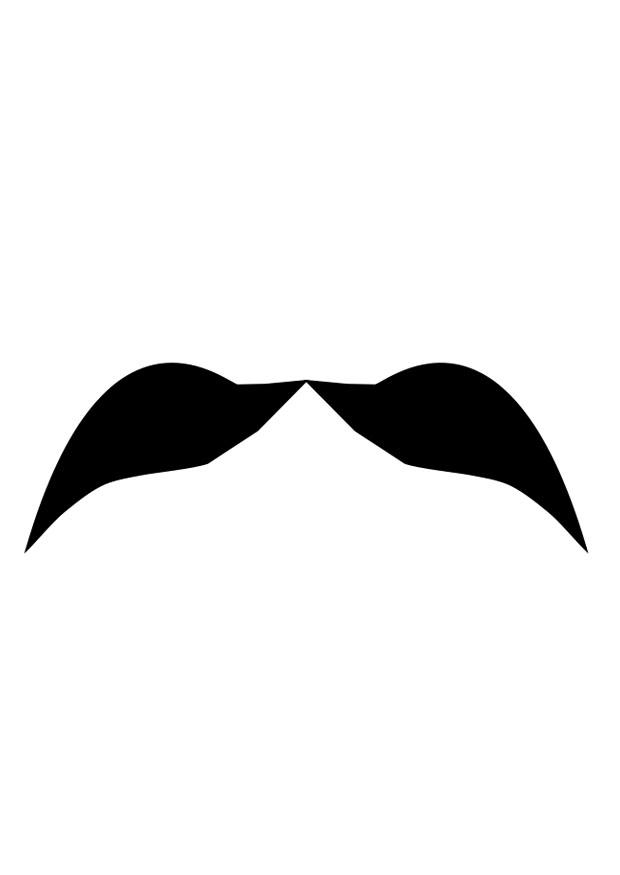 Coloring page moustache