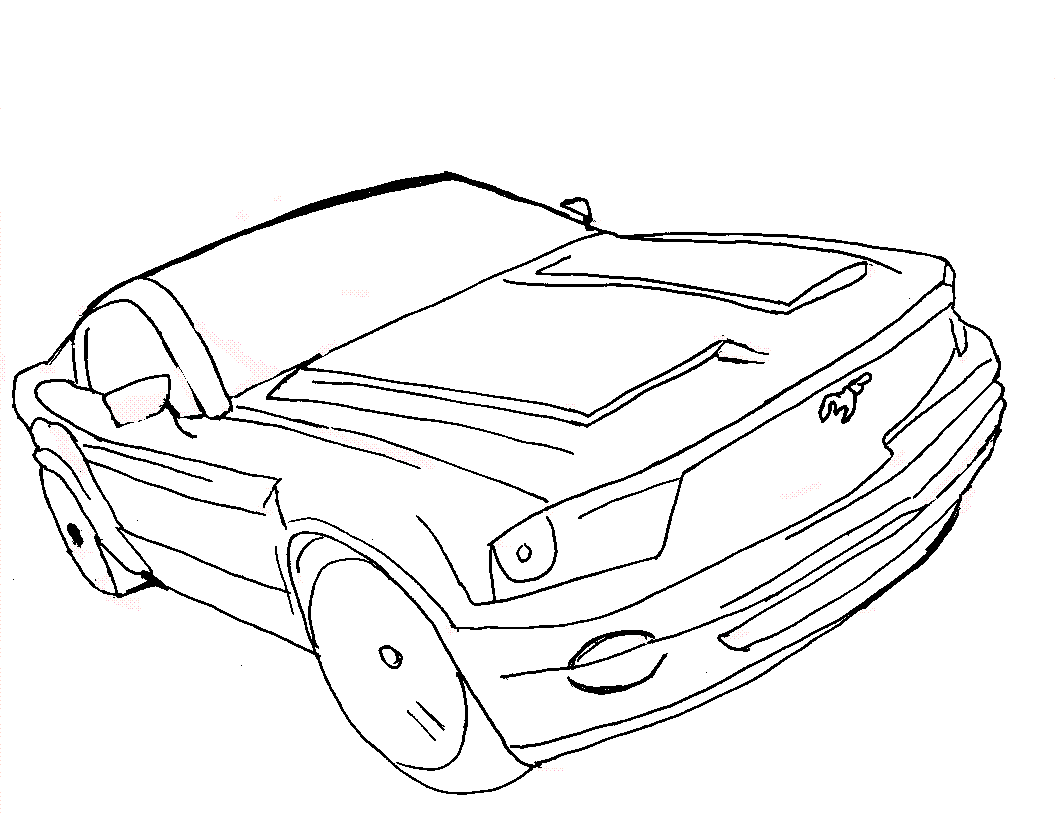 Free printable mustang coloring pages for kids