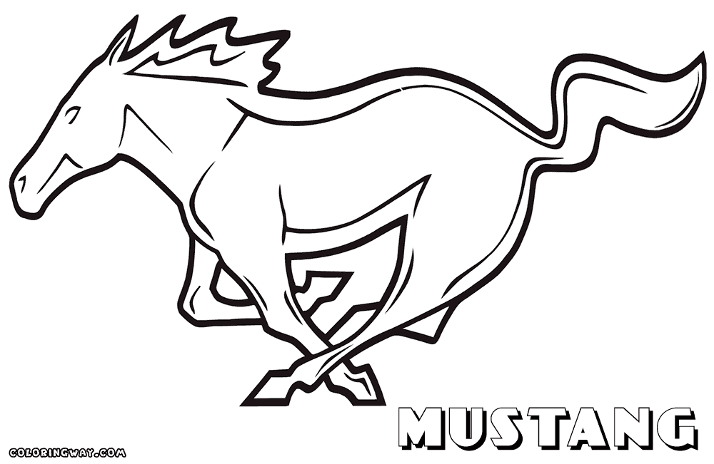 Mustang horse coloring pages coloring pages to download and print