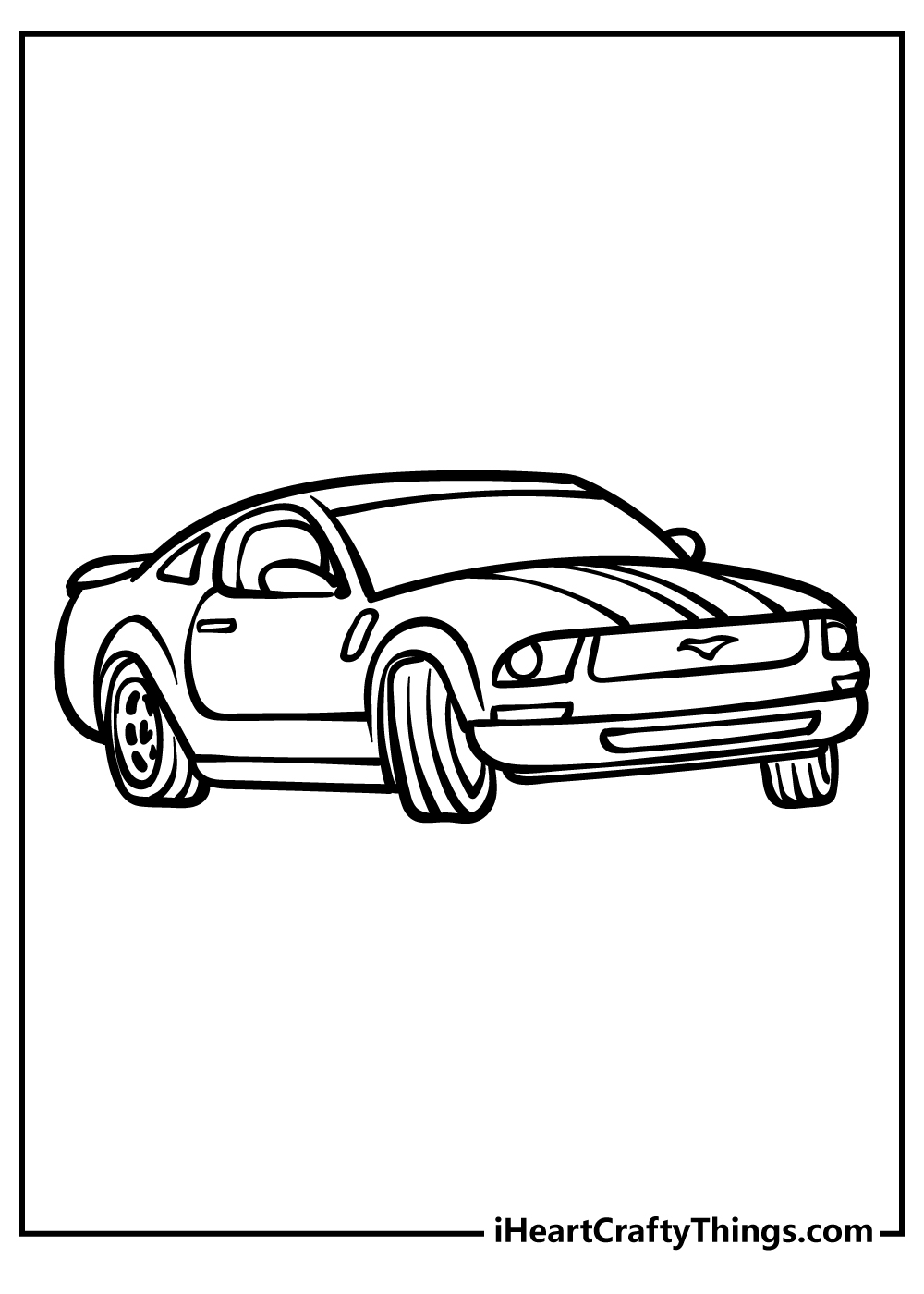 Race car coloring pages free printables