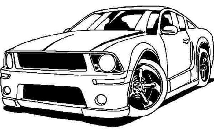 Printable cars coloring pages pdf for kids